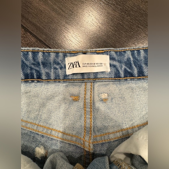Zara low rise cutoff denim shorts 8 - Picture 3 of 3